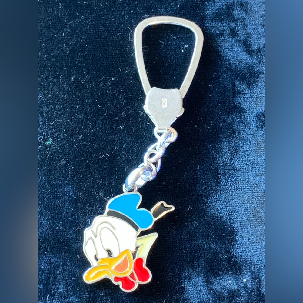 Disney sterling silver keychain